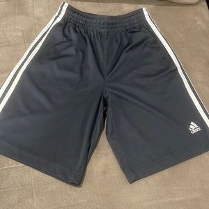 adidas Boys Grey Athletic Shorts  size M  10/12